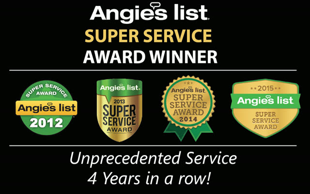 Angie's List Super Service Award winner