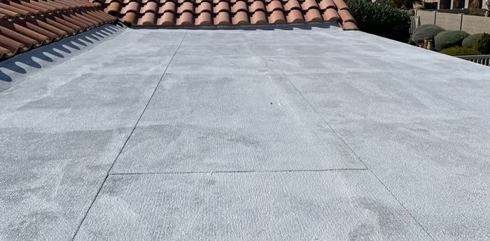 Before: weathered gray splintered deck